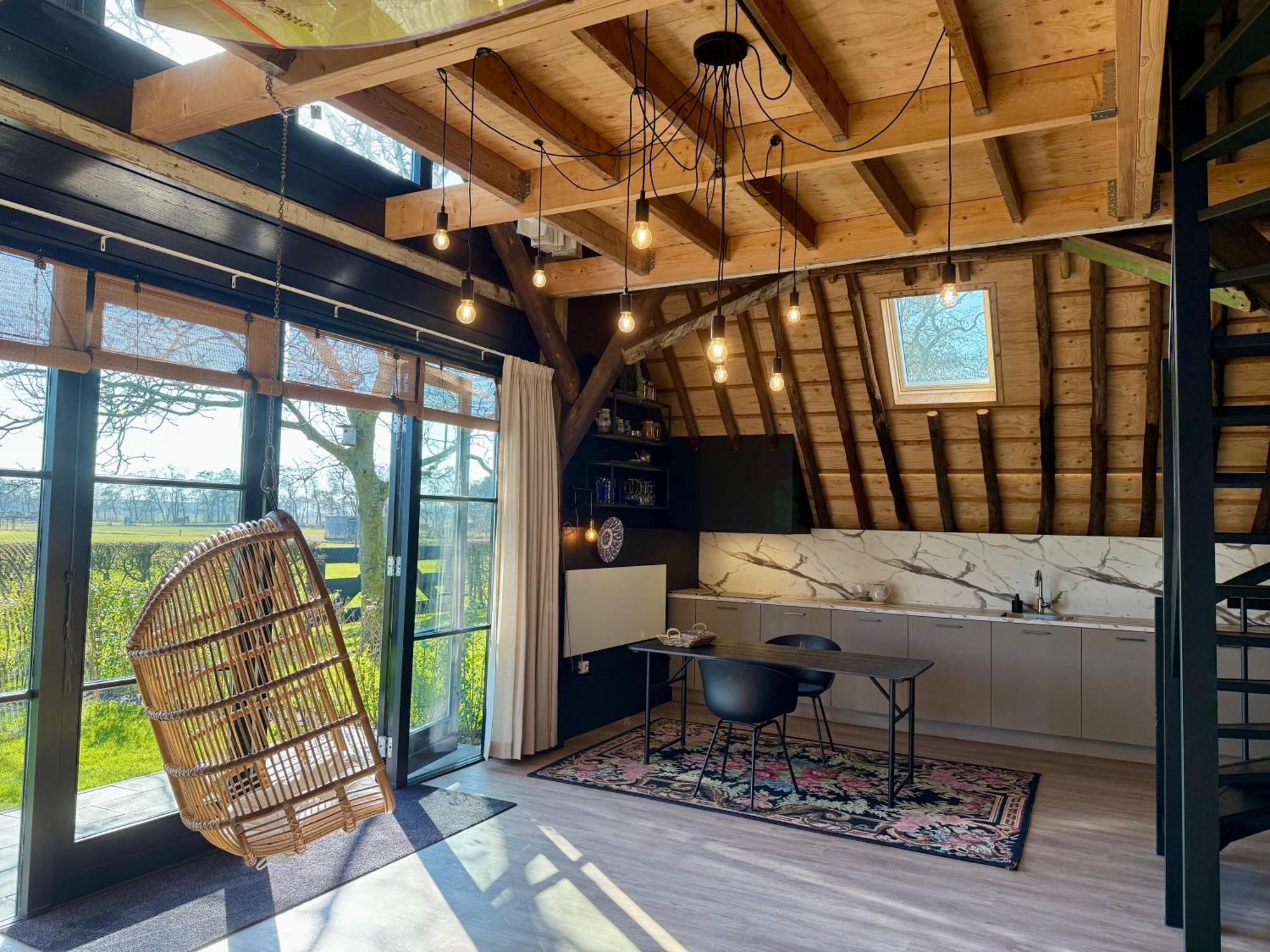 Vakantiewoning Skuur Bergen Bagian luar foto