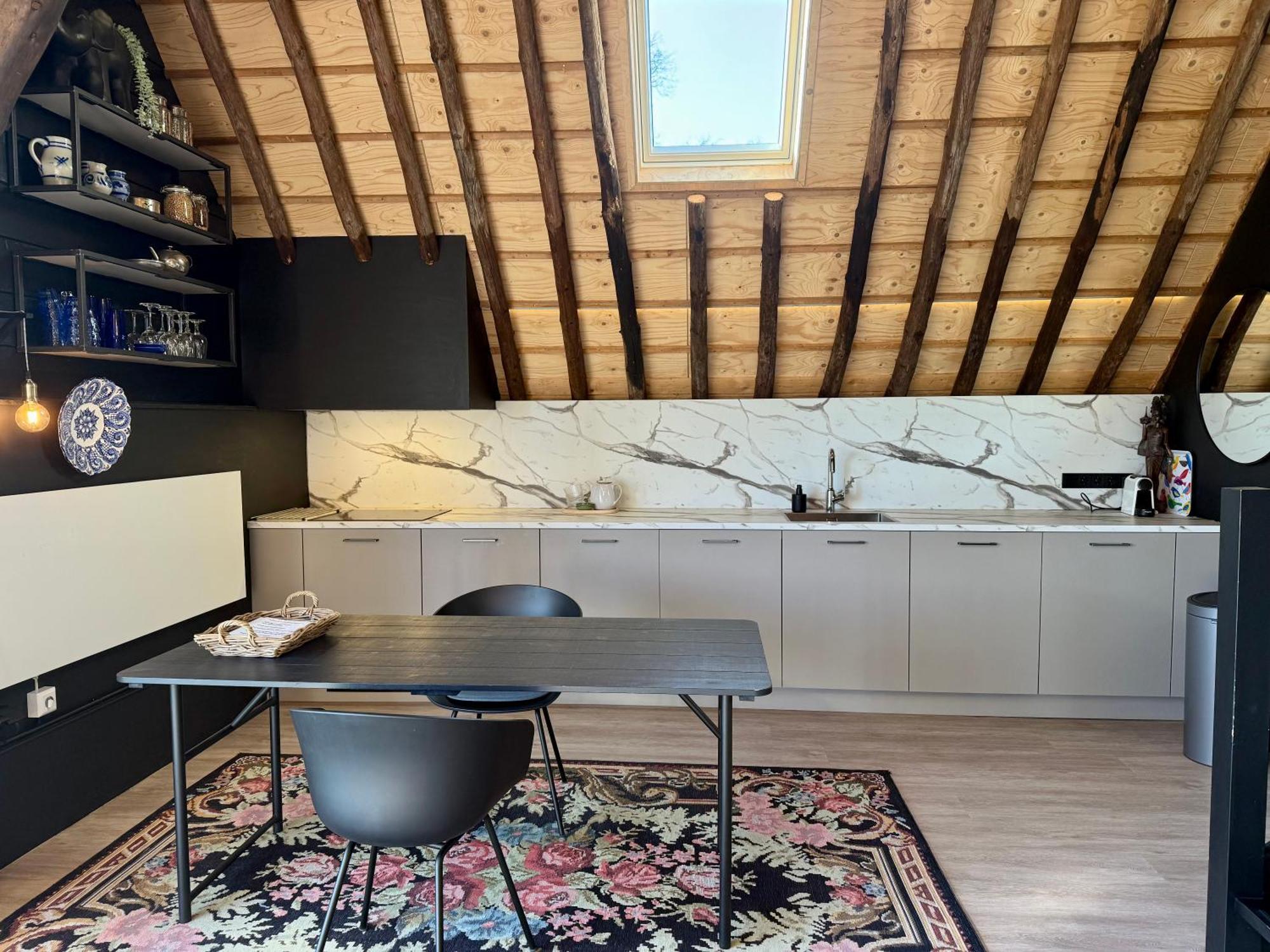 Vakantiewoning Skuur Bergen Bagian luar foto