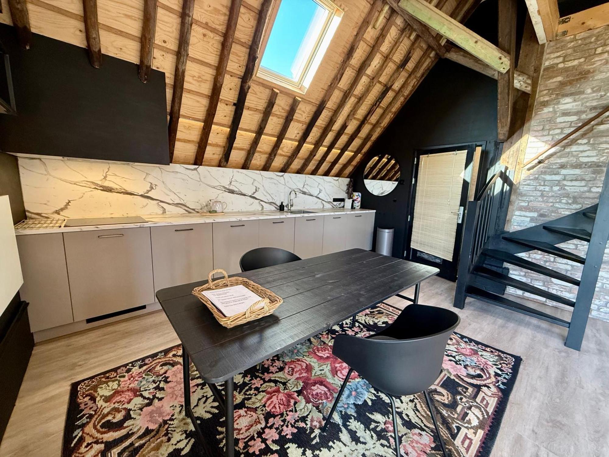 Vakantiewoning Skuur Bergen Bagian luar foto